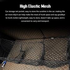 Storage Net Pocket Car Trunk Net Bag Rear Cargo Net Storage Organizer 47x12 LYJV