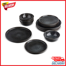 Yellowstone Rip 12 Piece Ceramic Dinnerware S...