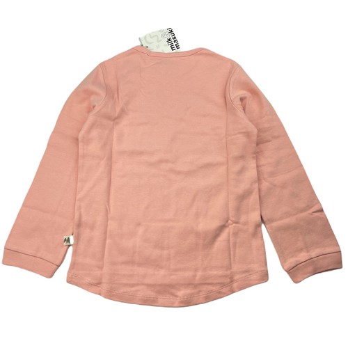 Girls size 5, Milk & Masuki, organic cotton long sleeve top, cat, NEW - Picture 5 of 6