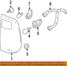 FORD OEM-Exterior Bulb 9T4Z13466A