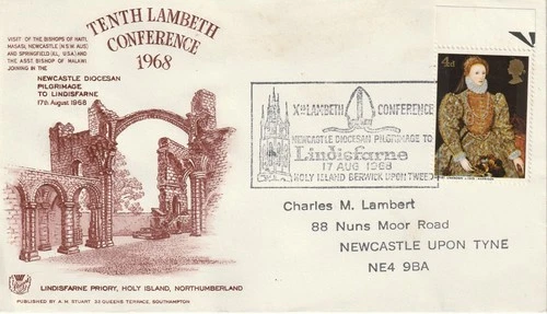 GREAT BRITAIN COVER 10TH LAMBETH CONFERENCE 1968