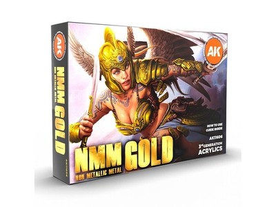 AK Interactive - NMM (Non Metallic Metal) Gold - 3rd generation - Acrylic paint