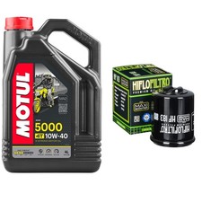 GTS300 Super Sport Motul 5000 10w40 4L Oil Filter Kit Vespa GTS 300 2015 8.94 per litre