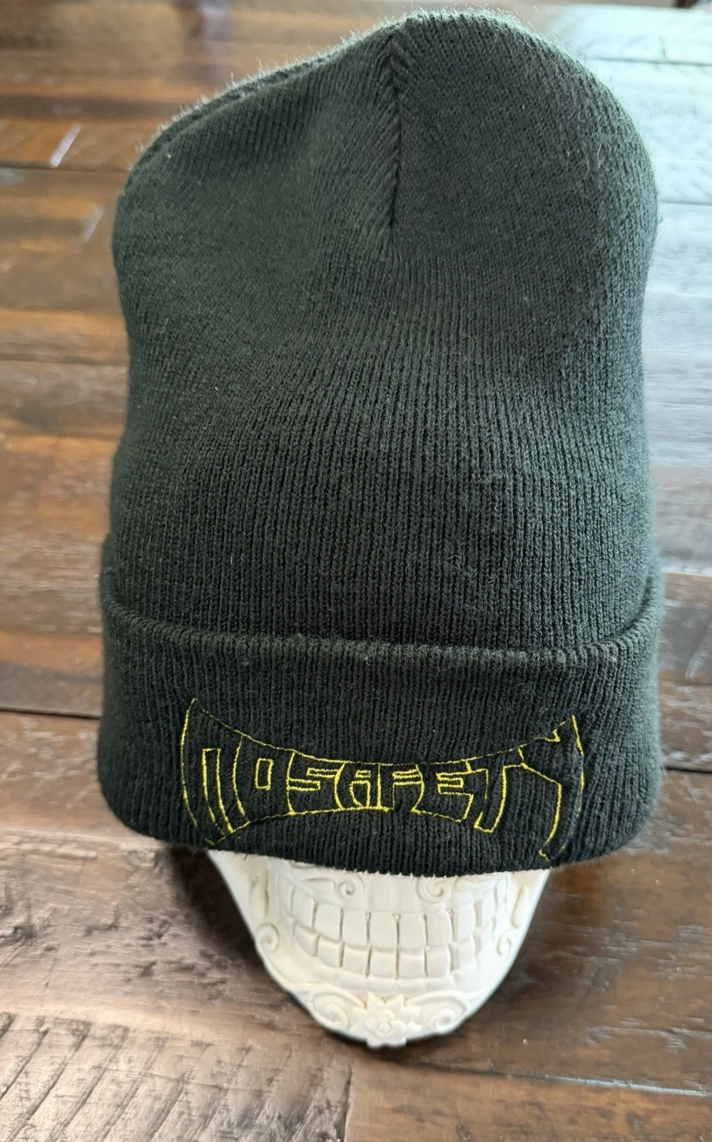 Port & Company Black Solid Knit Beanie Hat One Size Unisex Adults. #0064