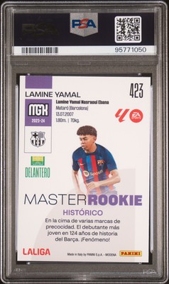 2023-24 PANINI MEGACRACKS LALIGA EA SPORTS #423 LAMINE YAMAL