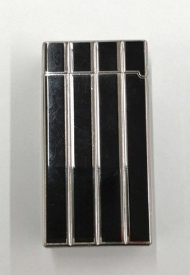 Sarome Black Silver Gas Lighter No Accessories Included