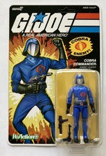 GI Joe Cobra Commander Cartoon Wave 1 Super7 Reaction  Plus O-Ring