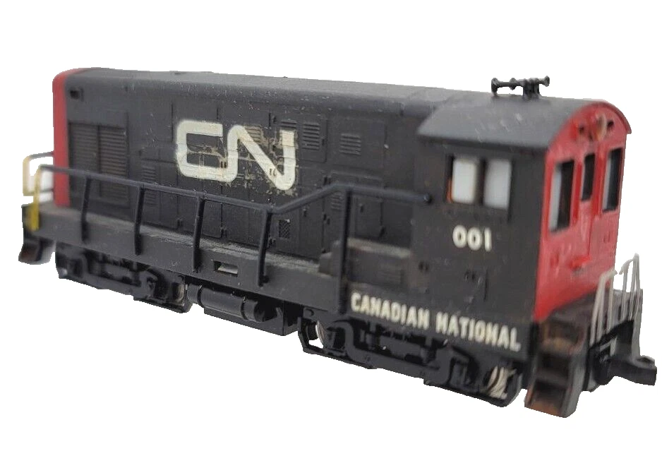 N Minitrix FM 2003 CN Diesel H-12-44 Loco #001 (Tested) knuc cplrs w/box - Image 3 of 4