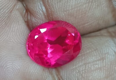 12.95 CT Natural Beautiful Pink Ruby Oval Shape A+++  Loose Gemstones
