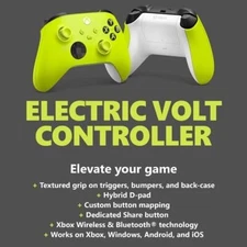 Microsoft OFFICIAL Wireless Controller *ELECTRIC VOLT* (XBOX One / Series X|S)