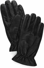 Saddlebred Men's Genuine Leather Gloves, 3 Point Dress Gloves Black X-Large NEW
