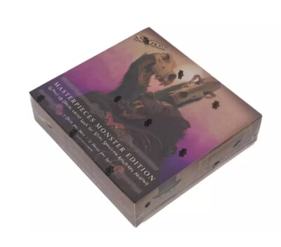 2024 UPPER DECK SKYBOX MASTERPIECES MONSTER EDITION HOBBY BOX 12 PACKS / 3 PER