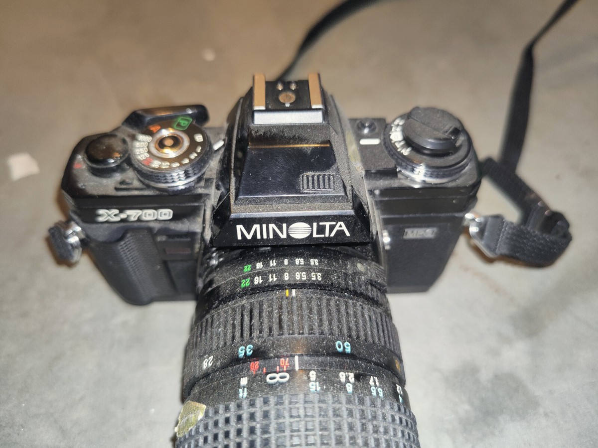 MINOLTA X-700 tokina AT-X 35-200 一眼レフカメラ Minolta X-700 Film Camera W/Tokina AT-X35-200mm Lens | eBay