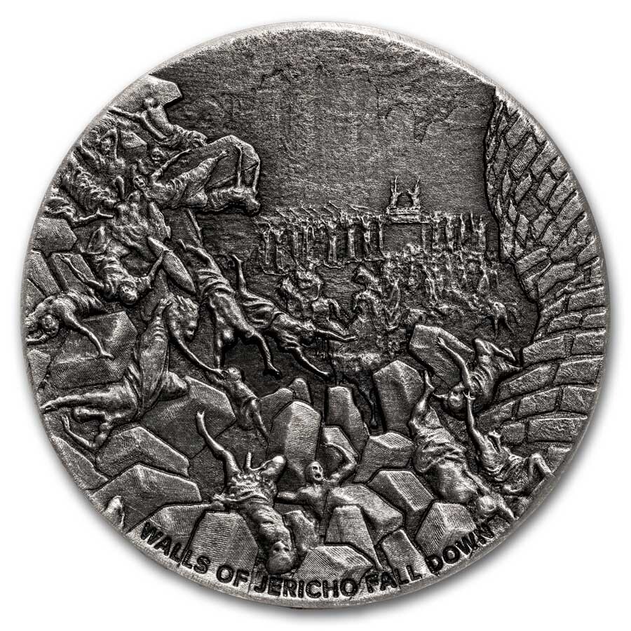 2024 2 oz Silver Coin - Biblical Series (Walls of Jericho Fall) | eBay