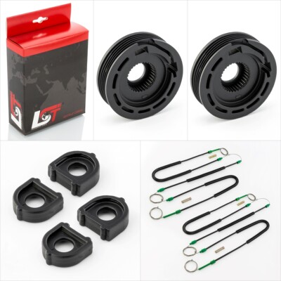 2x WINDOW REGULATOR REPAIR KIT FRONT LEFT + RIGHT FOR PEUGEOT 306 CABRIOLET