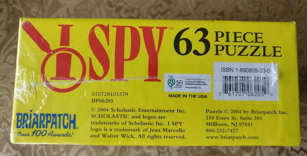 Briarpatch I Spy A is for.. Puzzle 63 Pieces | eBay