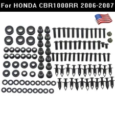 Black Fairing Bolt Kit Body Screw for HONDA 2006 2007 CBR 1000RR Complete