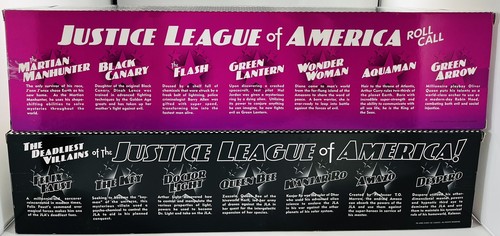 SET OF 2 DC DIRECT SEVEN-PIECE PVC SILVER AGE JLA + VILLAINS FIGURES SEALED 2001 - Picture 2 of 3