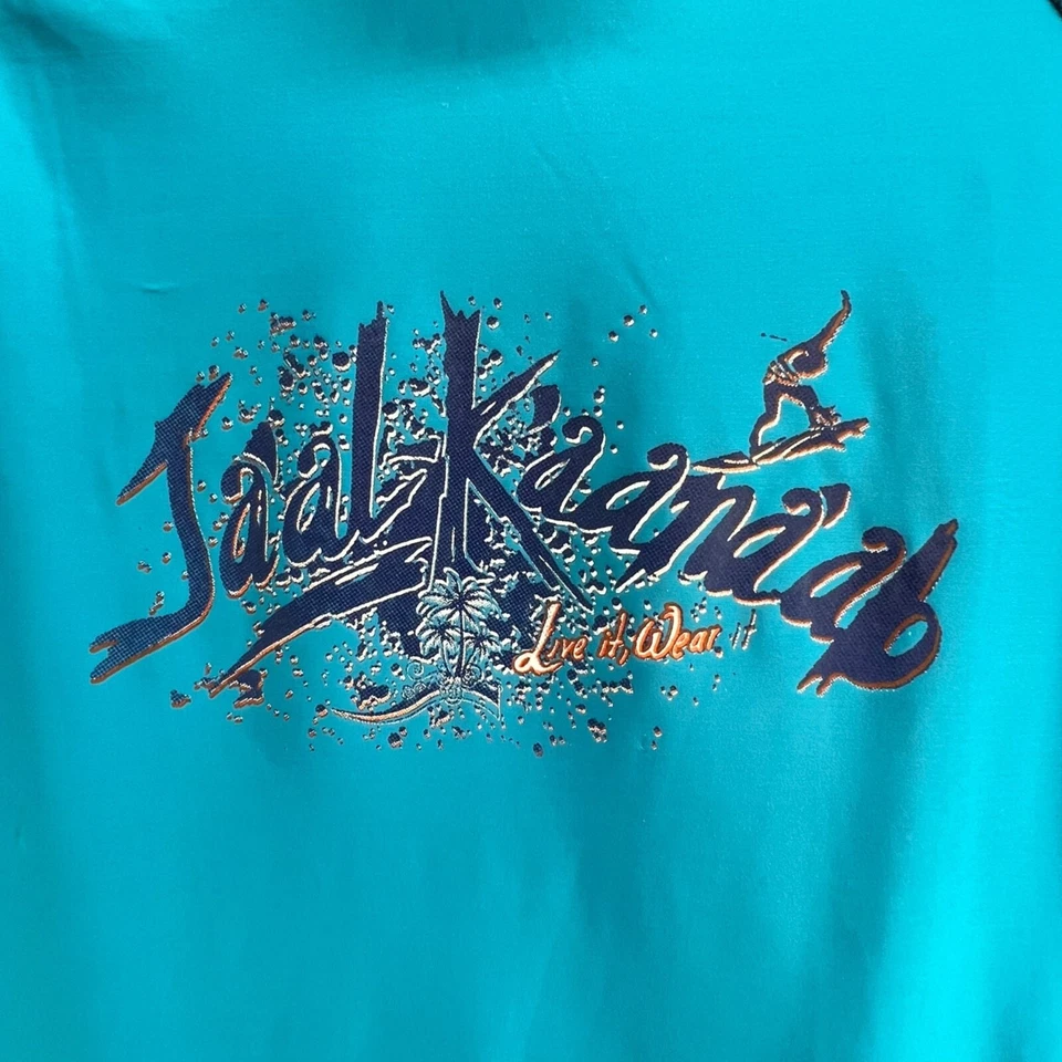 Мужской плавательный топ Ja'al K'aana'ab Rash Guard L синий UPF 50+ с длинным рукавом для серфинга Aloha - Изображение 2 из 4