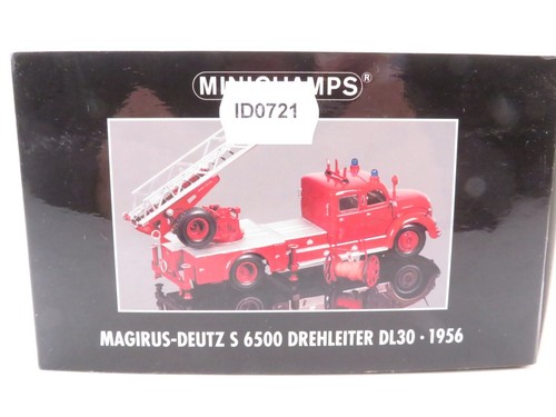 (ID0721) Minichamps 439140072 Magirus-Deutz S6500 Drehleiter DL30 1956, 1:43 OVP - Picture 8 of 8
