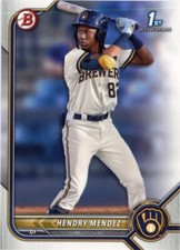 2022 1st Bowman Paper #BP-88 Hendry Mendez