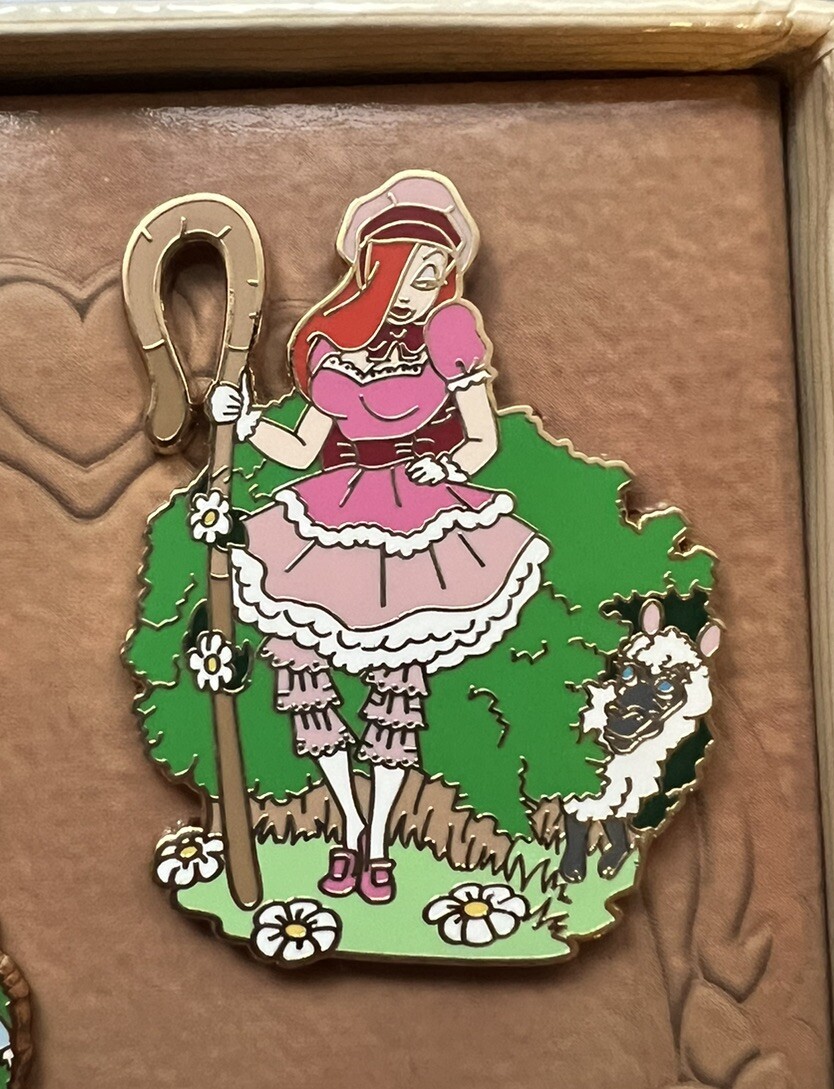 Disney Pin LE50 Jessica As Little Bo Peep Nursery Rhymes Mystery