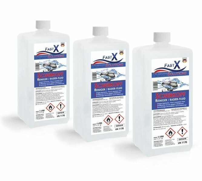 3 L Fast-X Scherkopfreiniger für alle Reinigungsstationen Reinigungskartuschen