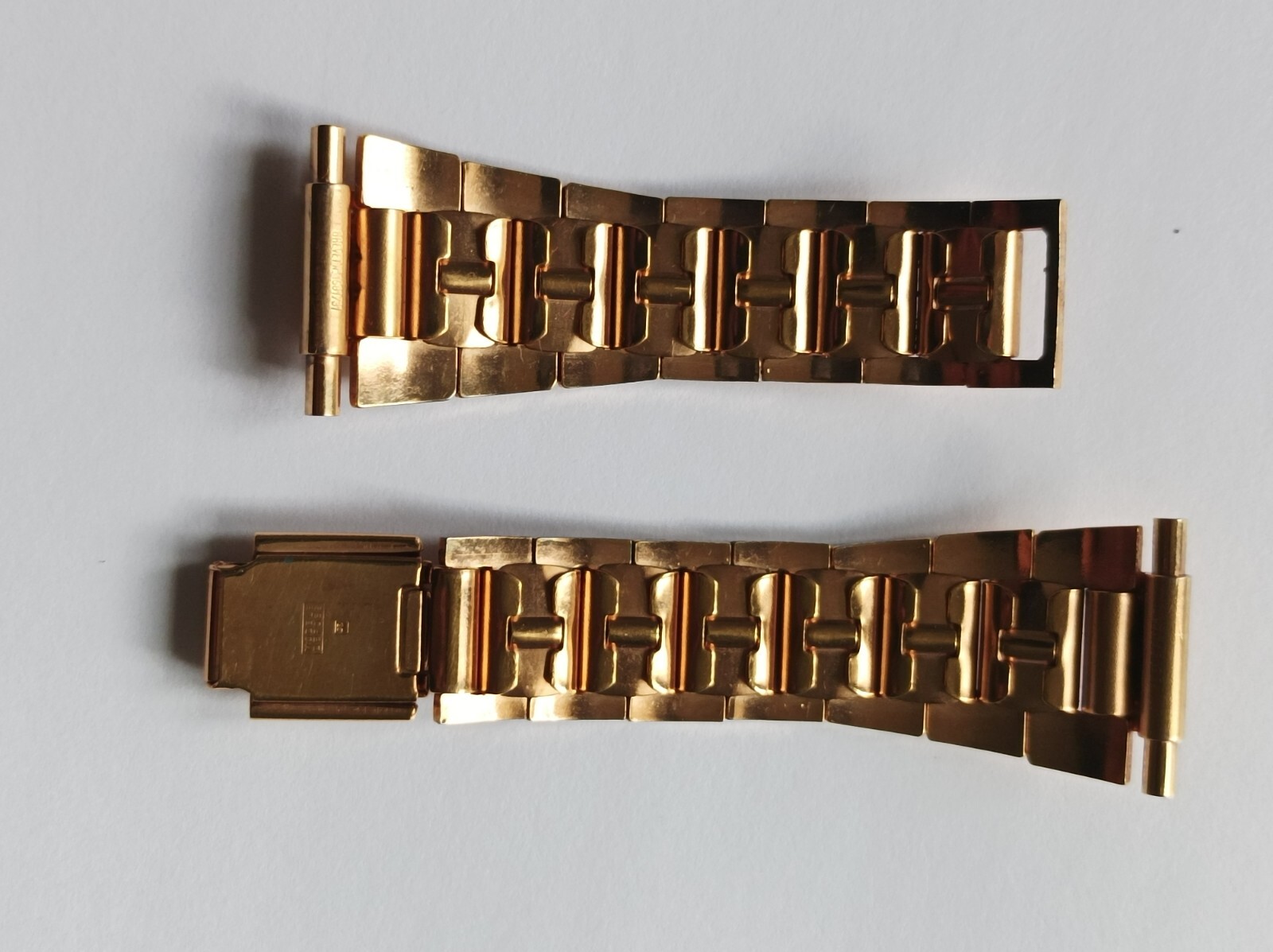Bracelet De Montre Alpina Plaqué Or 17 Mm - Occasion, Pour Remplacer Ou Customiser