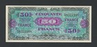 France 50 francs 1944 Allied Issue Krause 122b Au World Paper Money