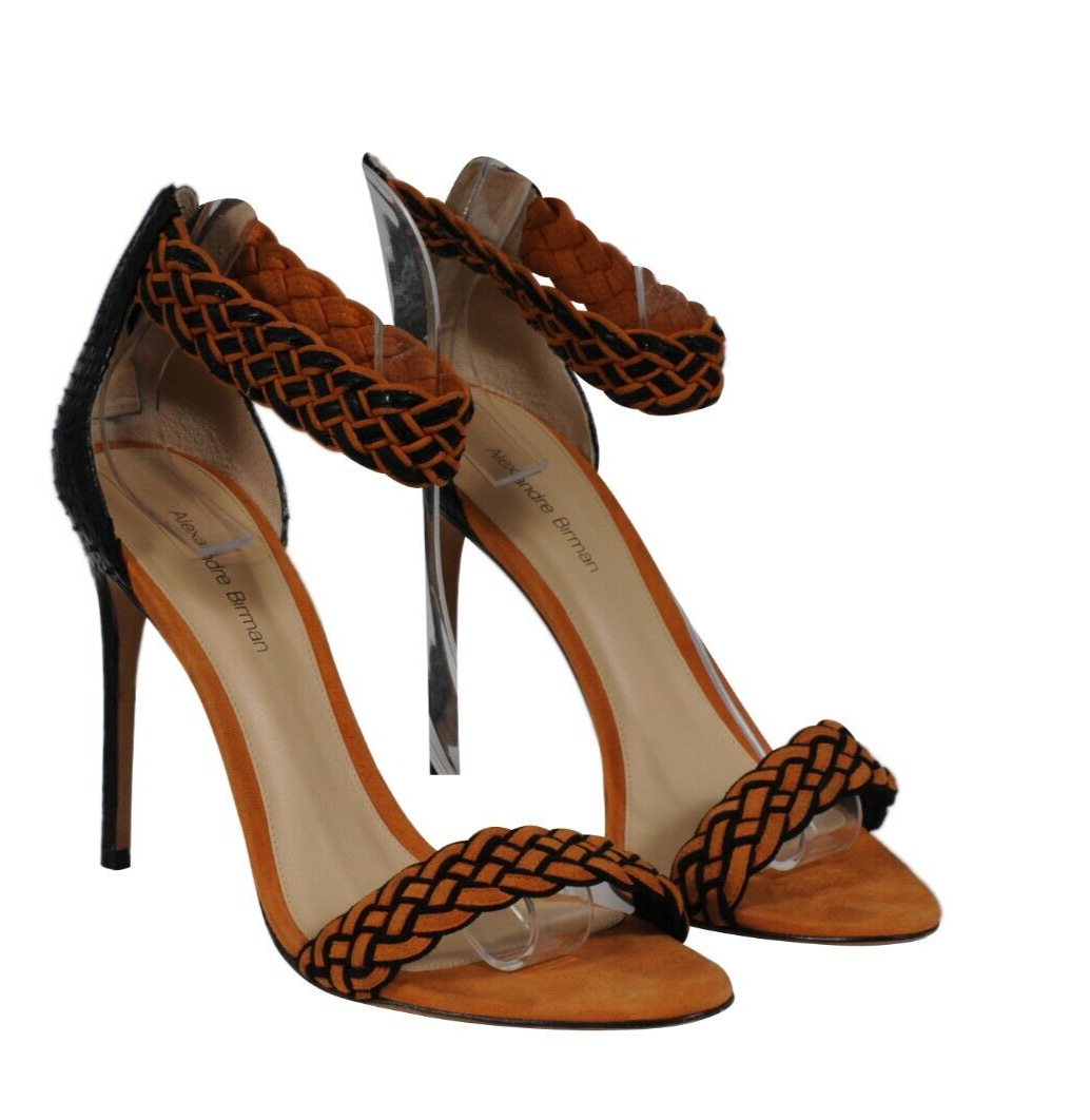 靴 Alexandre birman python sandal Alexandre Birman Women Braided Python Sandals US 9.5 EU 39.5