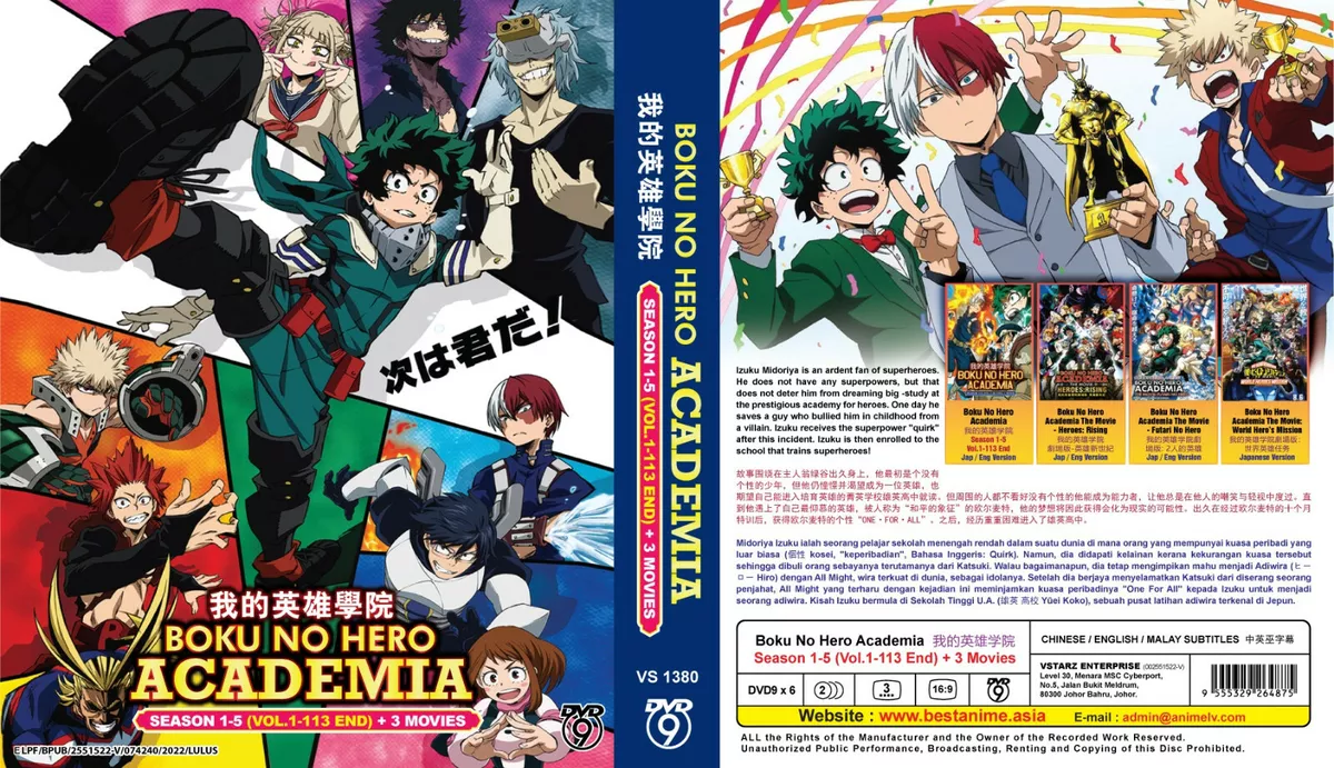 Data de lançamento da 2ª parte da 5ª temporada de My Hero Academia