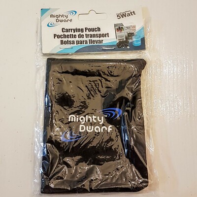 Mighty Dwarf Cell Phone Speaker CARRYING BAG 4'' x 5'' Neoprene Electronics POUCH 