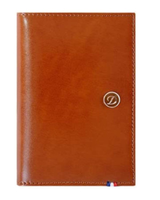 S.T. Dupont  Brown Leather Card Holder Wallet, 180113, New In Box