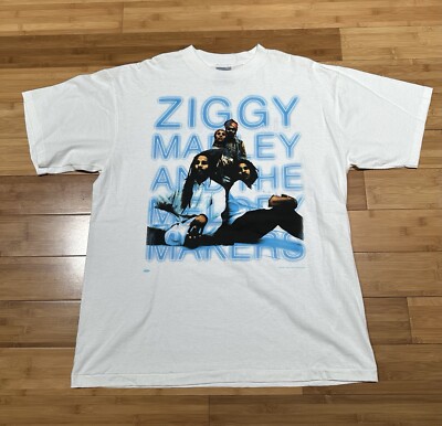 トップス 90s Vintage Ziggy Marley made in USA XL Vintage 1995 Ziggly Marley T Shirt | eBay