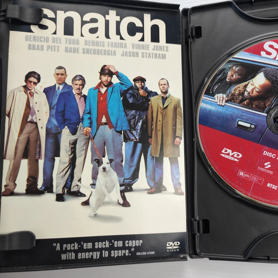 Snatch DVD 2001 2-Disc Special Edition Brad Pitt Drama Action thriller ! R1 3 - Image 2 of 4
