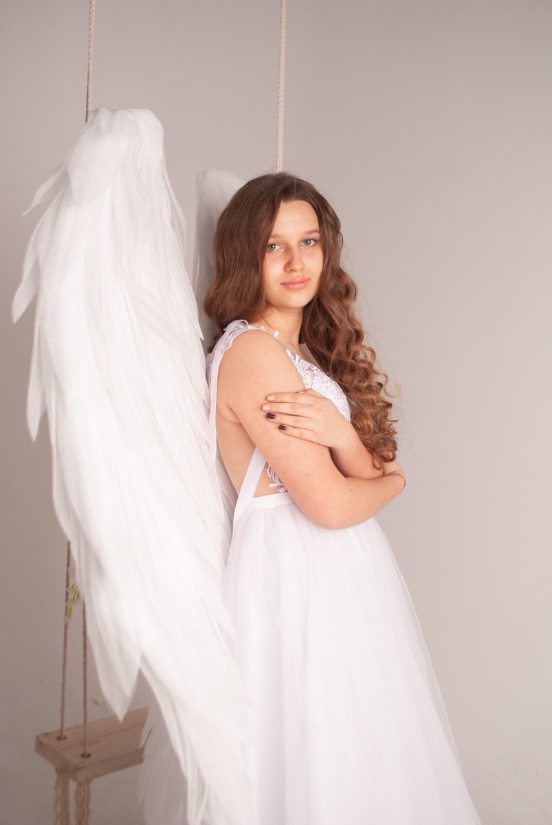 トリートユアセルフ angel wings long dress white トリートユアセルフ angel wings long dress white