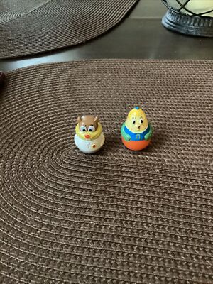 frankford candy krabby patty spongebob squarepants Toy Figure Lot Mrs Puff Sandy