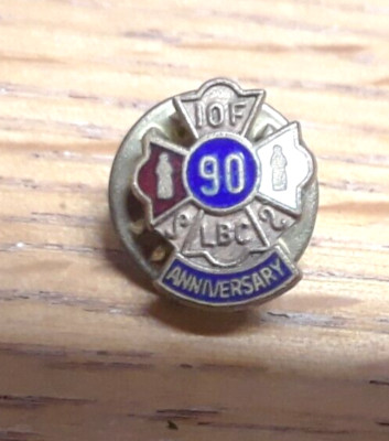 FORESTERS-IOF LBC 90TH ANNIVERSARY LAPEL PIN NICE COLLECTABLE OR GIFT!!