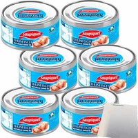 Saupiquet Thunfisch Natur Ohne ÖL In Wasser 6Er Pack 6X185G Dose Usy Block