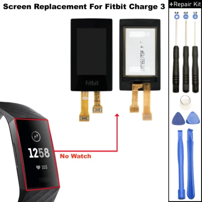 Für Fitbit Charge 3 FB409 Smart Watch OLED LCD Bildschirm Digitizer Reparatur