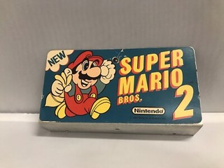 Super Mario Bros 2 Topper Nintendo Playchoice 10 Backed with Stand