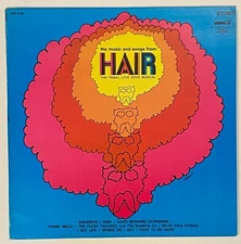 HAIR The Tribal Love Rock Musical  1969 LP  Pickwick  SPC-3169  GOOD+