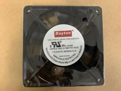 DAYTON 105 CFM AC AXIAL FAN 4WT47A 18 / 20W 115V axial fan