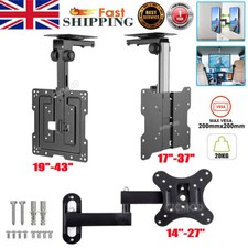 Image of TV WALL CEILING BRACKET Mount Tilt & Swivel for 14-43" Inches LCD LED Plasma UK