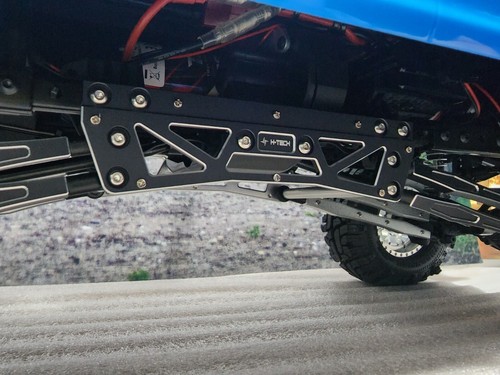 RC 1/10 CNC Aluminum Lift Kit & Link For CEN Racing Ford F250 Truck (Black) - Picture 5 of 40