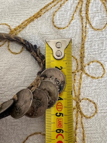 Antique Ottoman Era Monogram Silver Coin Necklace ,Ottoman Coin, Ottoman Monogra - Picture 10 of 10