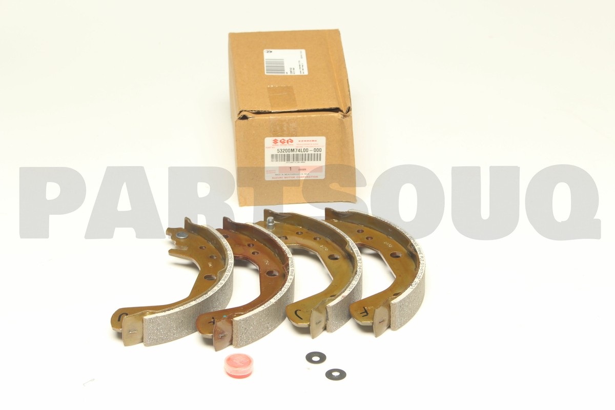 53200M74L00 Genuine Suzuki SHOE SET BRAKE 53200-M74L0-0 | eBay