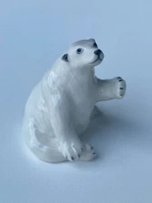 Polar Bear Ceramic 2" Figurine
