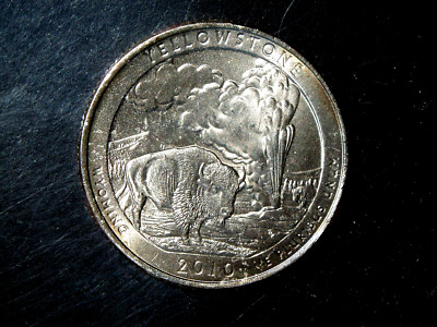 2010-P Unc Yellowstone National Park, America the Beautiful Quarter #5