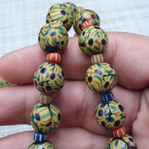 Collar colgante clásico estilo veneciano ojos vidrio con cara antigua vidrio - Imagen 2 de 17